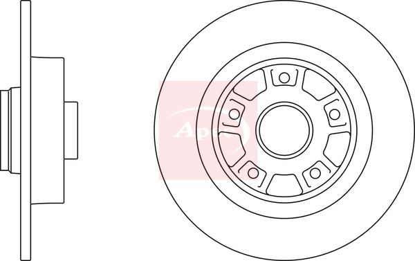 Apec Brake Disc DSK2378 - image 2
