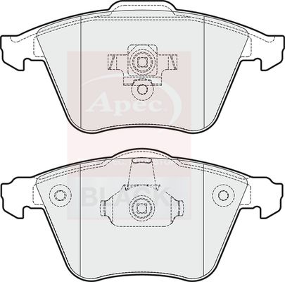 Apec Brake Pads Set PAD1663B - image 2