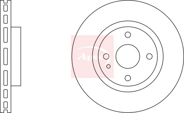 Apec Brake Disc DSK827 - image 2
