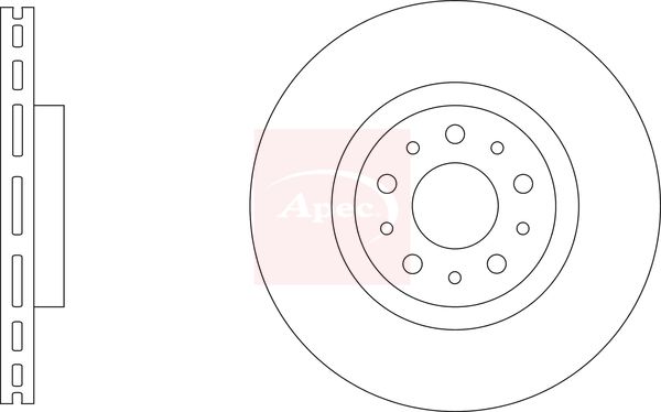Apec Brake Disc DSK3388 - image 2