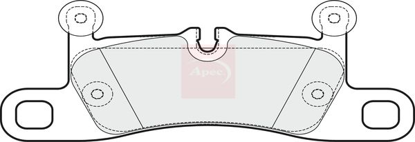 Apec Brake Pads Set PAD2043 - image 2