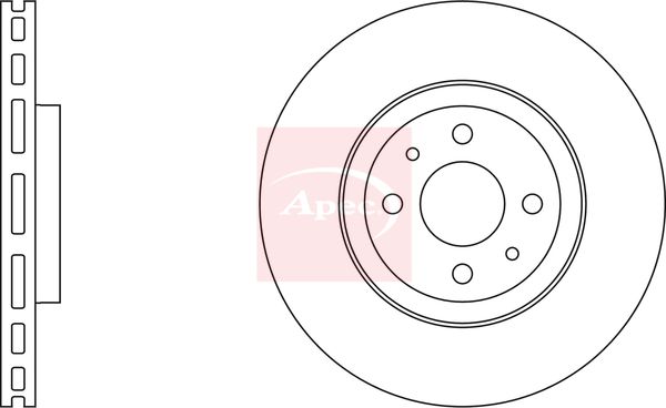Apec Brake Disc DSK671 - image 2