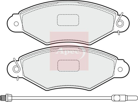 Apec Brake Pads Set PAD1505 - image 2