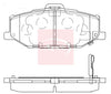 Apec Brake Pads Set PAD2374 thumbnail