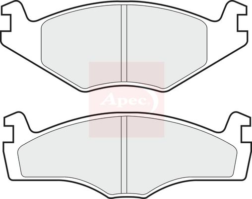 Apec Brake Pads Set PAD435 - image 2