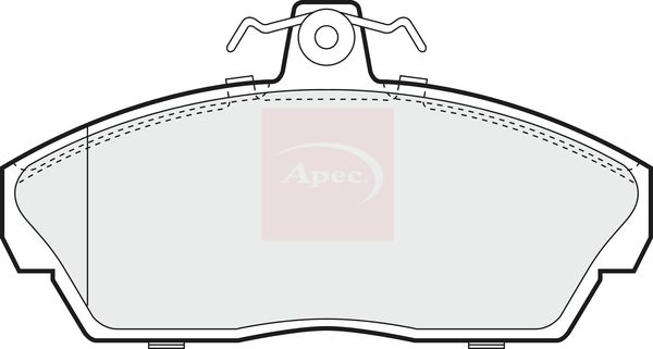 Apec Brake Pads Set PAD1019 - image 2