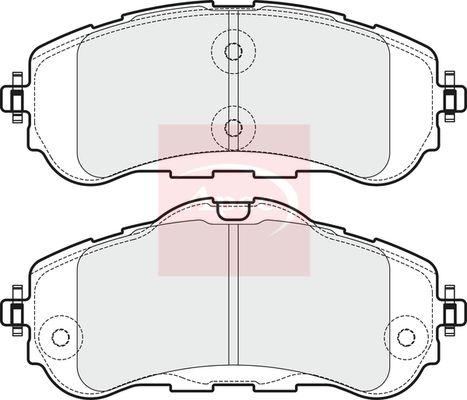 Apec Brake Pads Set PAD1971 - image 2