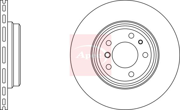 Apec Brake Disc DSK3677 - image 2