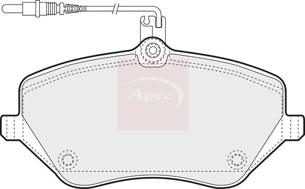 Apec Brake Pads Set PAD1404 - image 2