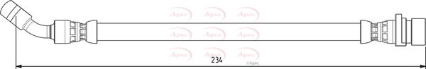 Apec Brake Hose HOS4003 - image 2