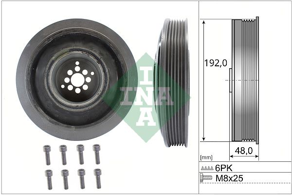 INA Crankshaft Pulley (tvd) 544010220 - image 2