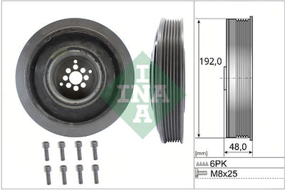 INA Crankshaft Pulley (tvd) 544010220