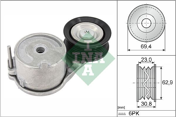 INA Drive Belt Tensioner Pulley 534091510 - image 2