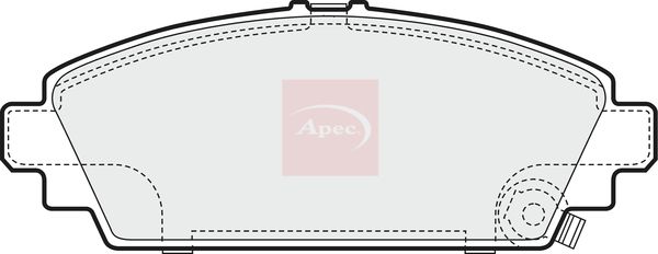 Apec Brake Pads Set PAD1435 - image 2