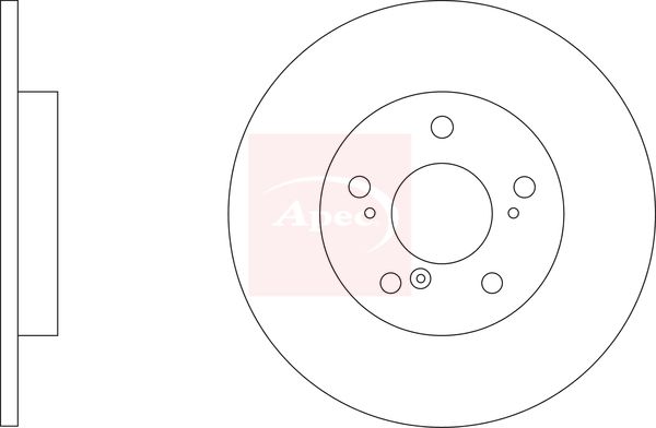 Apec Brake Disc DSK3316 - image 2