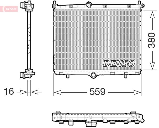 Denso Radiator DRM21106 - image 2
