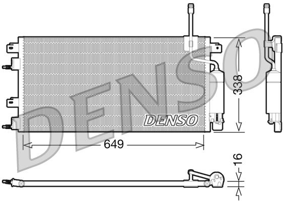 Denso Ac Condenser DCN10024 - image 2