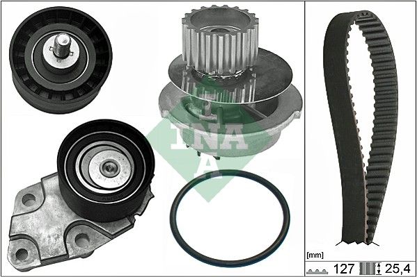 INA Timing Belt Kit & Water Pump 530033231 - image 2