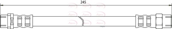 Apec Brake Hose HOS3166 - image 2