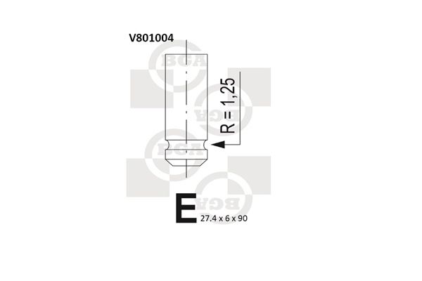 BGA Exhaust Valve V801004 - image 2