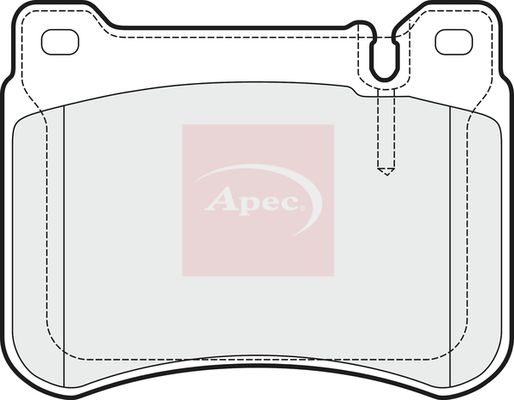 Apec Brake Pads Set PAD1473 - image 2
