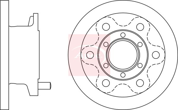 Apec Brake Disc DSK2575 - image 2