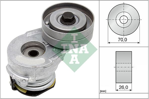INA Drive Belt Tensioner Pulley 534008230 - image 2