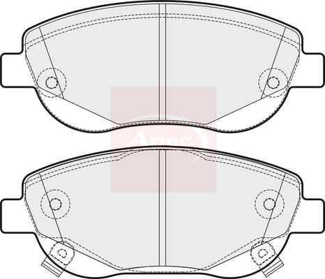 Apec Brake Pads Set PAD1788 - image 2