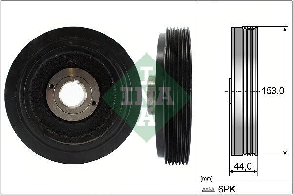 INA Crankshaft Pulley (tvd) 544004210 - image 2