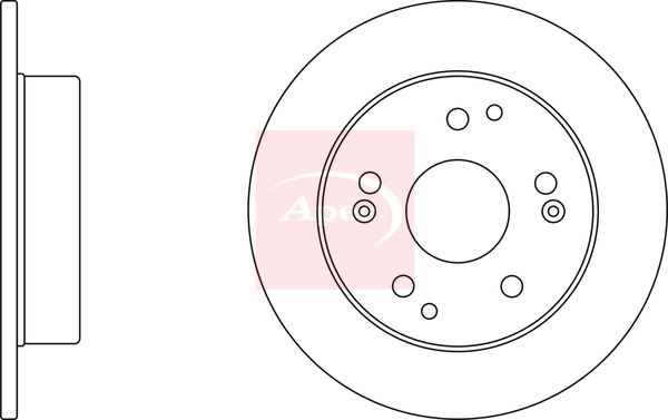 Apec Brake Disc DSK2381 - image 2