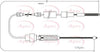 Apec Handbrake Cable CAB1406 thumbnail