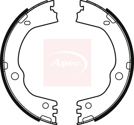 Apec Brake Shoes Set SHU825 - image 2