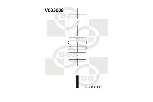 BGA Exhaust Valve V033008 - image 2
