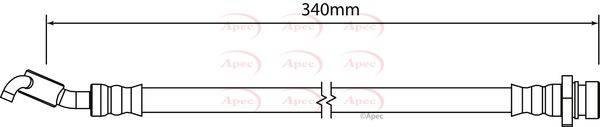 Apec Brake Hose HOS4261 - image 2