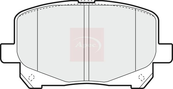 Apec Brake Pads Set PAD1212 - image 2