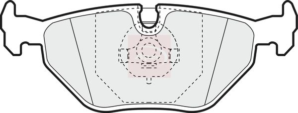 Apec Brake Pads Set PAD590 - image 2