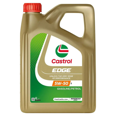 Castrol EDGE 5W-50 S Fully Synthetic Engine Oil 4L