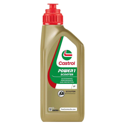 Castrol POWER 1 Scooter 2T Fully Synthetic Engine Oil 1L