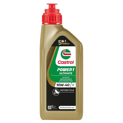 Castrol POWER1 RACING 4T 10W-40 Fully Synthetic Engine Oil 1L