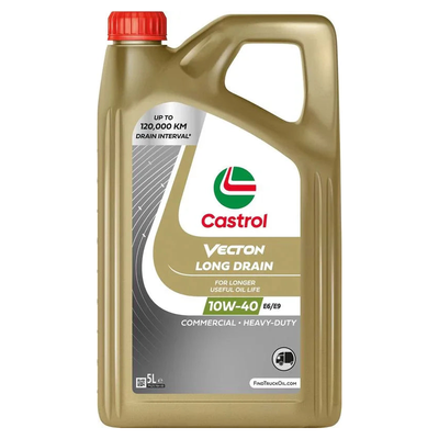 Castrol VECTON Long Drain 10W40 E6/E9 Fully Synthetic Engine Oil 5L