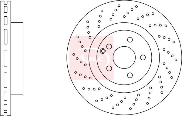 Apec Brake Disc DSK3895 - image 2
