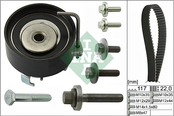 INA Timing Belt Kit 530049510 - image 2