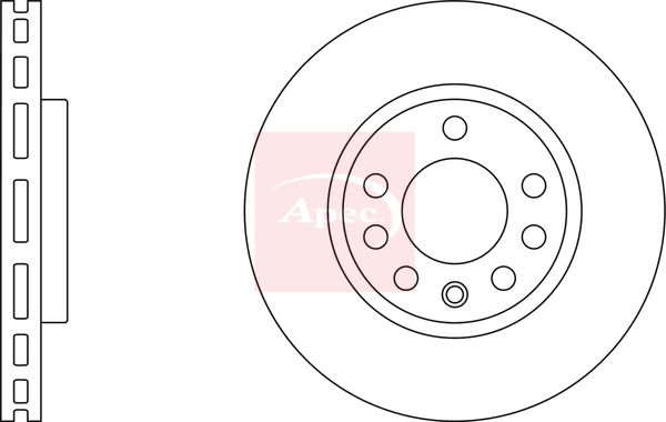 Apec Brake Disc DSK2508 - image 2