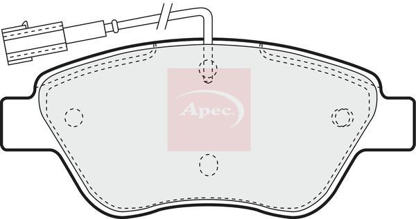 Apec Brake Pads Set PAD1274 - image 2