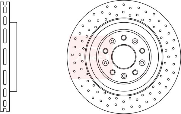 Apec Brake Disc DSK3218 - image 2