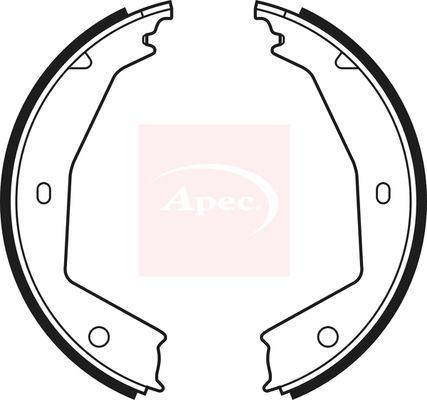 Apec Brake Shoes Set SHU567 - image 2