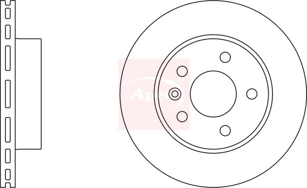 Apec Brake Disc DSK682 - image 2