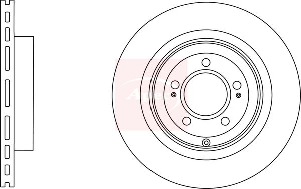 Apec Brake Disc DSK2772 - image 2