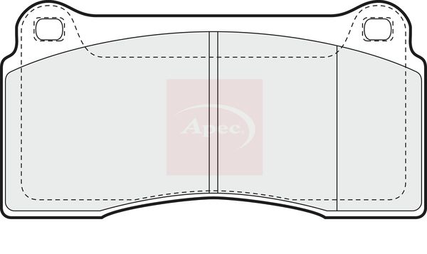 Apec Brake Pads Set PAD1342 - image 2