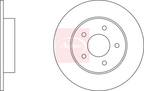 Apec Brake Disc DSK2332 - image 3